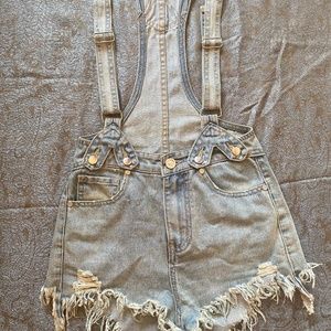 UNIF Mini Denim Overalls!
